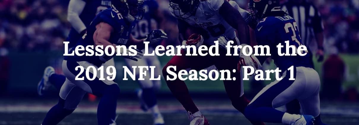 NFL super bowl lessons